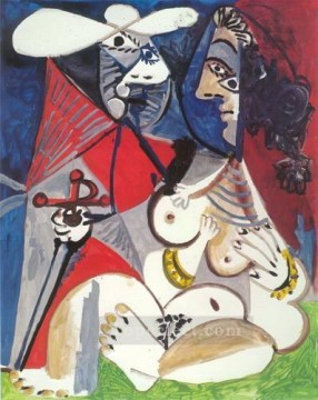 El matador y la mujer desnuda 3 1970 cubismo Pablo Picasso Pinturas al óleo